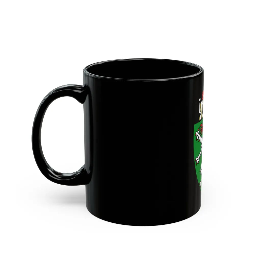 Coat of Arms of Steiermark Austria - Black Coffee Mug-Go Mug Yourself