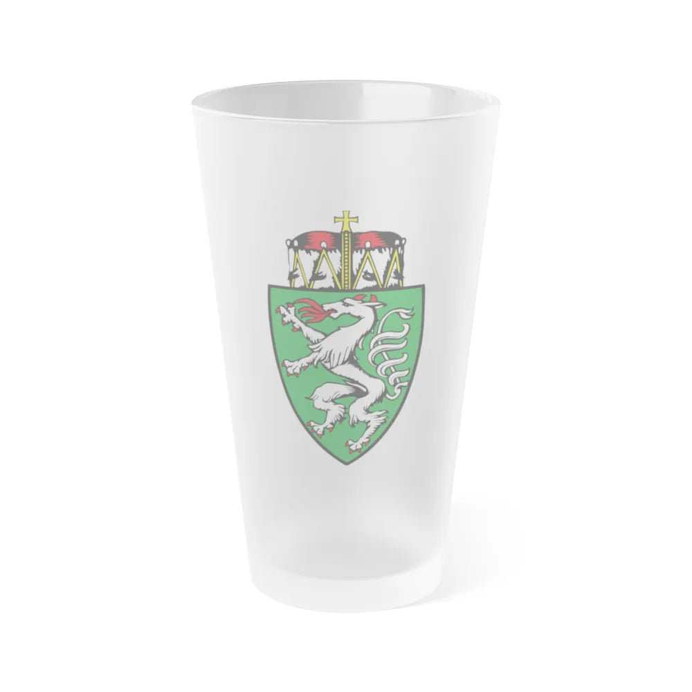 Coat of Arms of Steiermark Austria - Frosted Pint Glass 16oz-16oz-Frosted-Go Mug Yourself