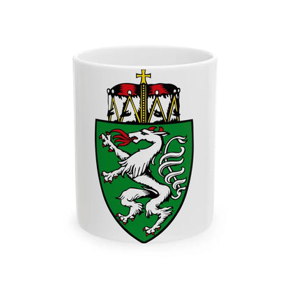 Coat of Arms of Steiermark Austria - White Coffee Mug-11oz-Go Mug Yourself