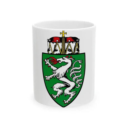 Coat of Arms of Steiermark Austria - White Coffee Mug 11oz - Go Mug Yourself