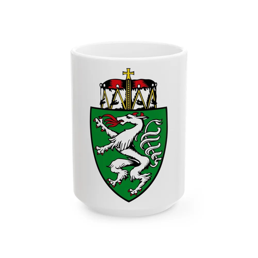 Coat of Arms of Steiermark Austria - White Coffee Mug-15oz-Go Mug Yourself