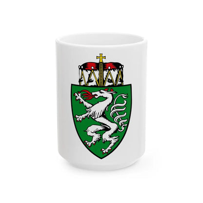 Coat of Arms of Steiermark Austria - White Coffee Mug-15oz-Go Mug Yourself