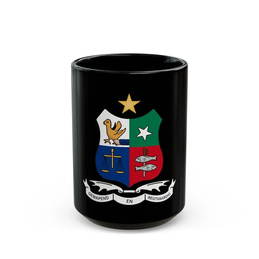 Coat of arms of Stellaland - Black Coffee Mug-15oz-Go Mug Yourself