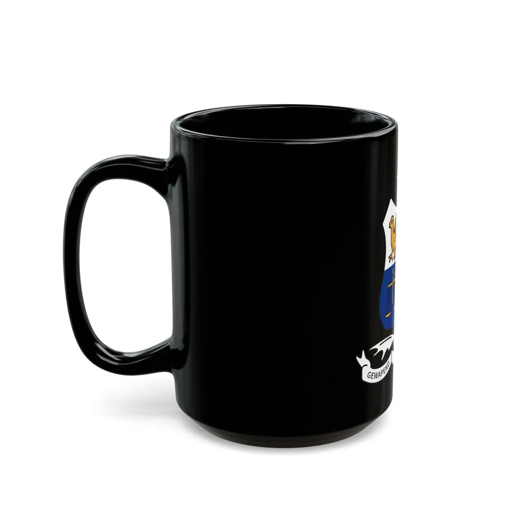 Coat of arms of Stellaland - Black Coffee Mug-Go Mug Yourself