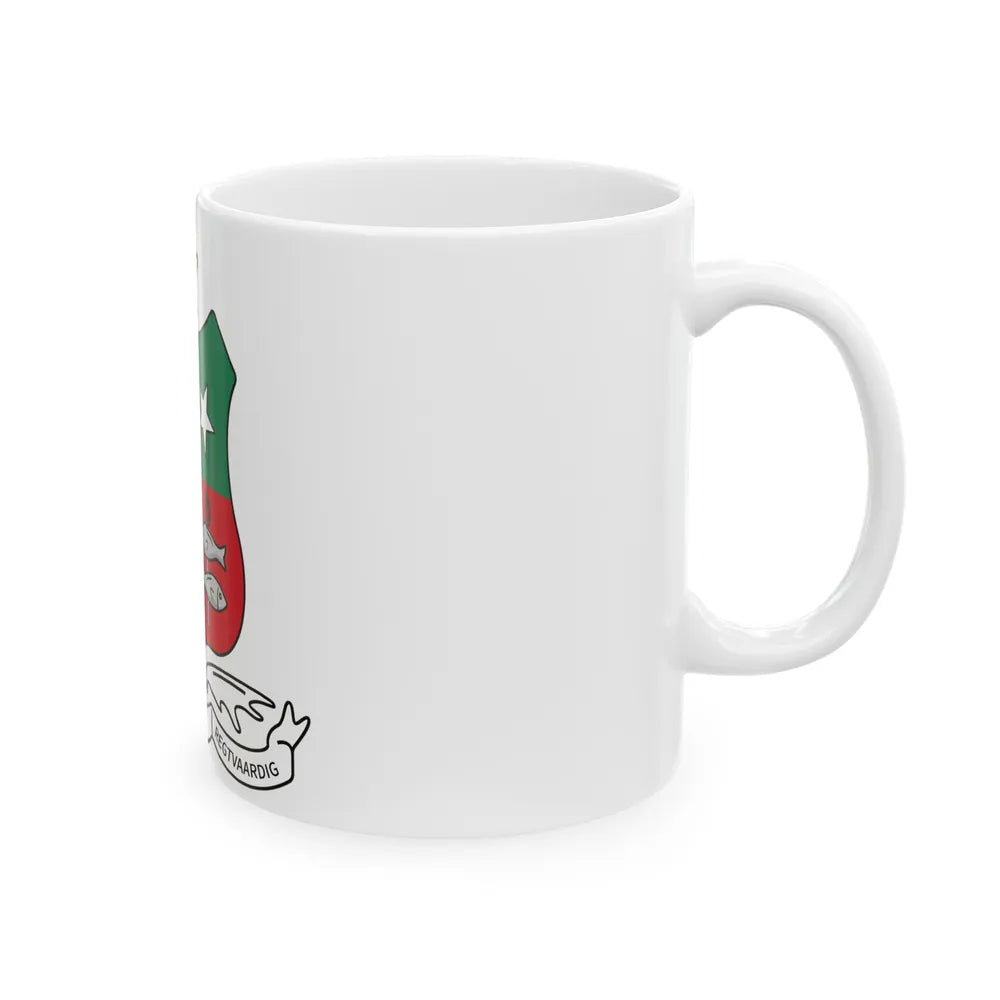 Coat of arms of Stellaland - White Coffee Mug-Go Mug Yourself