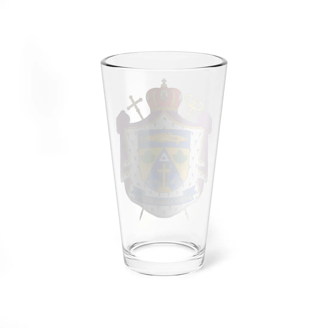 Coat of arms of Stephan Meniok (Ukraine) (Coat of Arms) Pint Glass 16oz - Go Mug Yourself