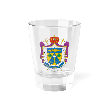 Coat of arms of Stephan Meniok (Ukraine) (Coat of Arms) Shot Glass 1.5oz 1.5oz - Go Mug Yourself