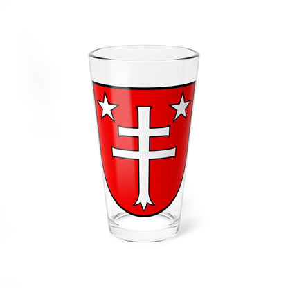 Coat of arms of Stetten AG (Switzerland) (Coat of Arms) Pint Glass 16oz 16oz - Go Mug Yourself