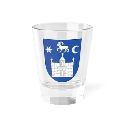 Coat of arms of Stevns Municipality 1970-2006 (Denmark) (Coat of Arms) Shot Glass 1.5oz 1.5oz - Go Mug Yourself