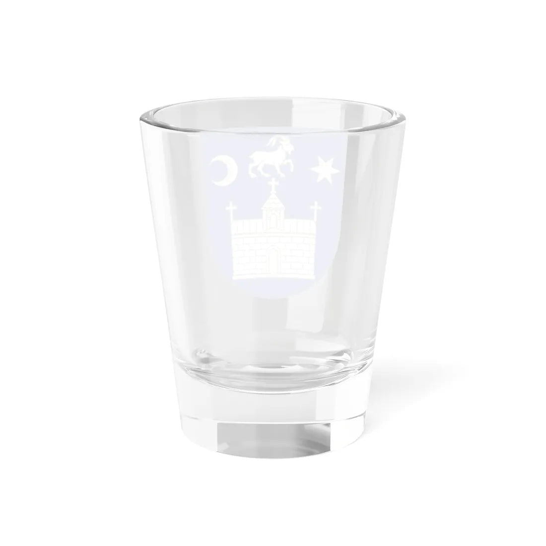 Coat of arms of Stevns Municipality 1970-2006 (Denmark) (Coat of Arms) Shot Glass 1.5oz - Go Mug Yourself