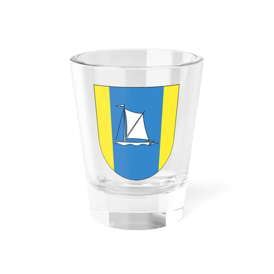 Coat of Arms of Stoŭbcy Belarus (Belarus) (Coat of Arms) Shot Glass 1.5oz 1.5oz - Go Mug Yourself