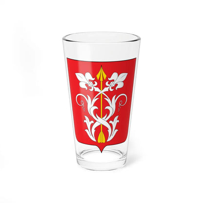 Coat of arms of Strelkovskoe Moscow oblast (Russia) (Coat of Arms) Pint Glass 16oz 16oz - Go Mug Yourself