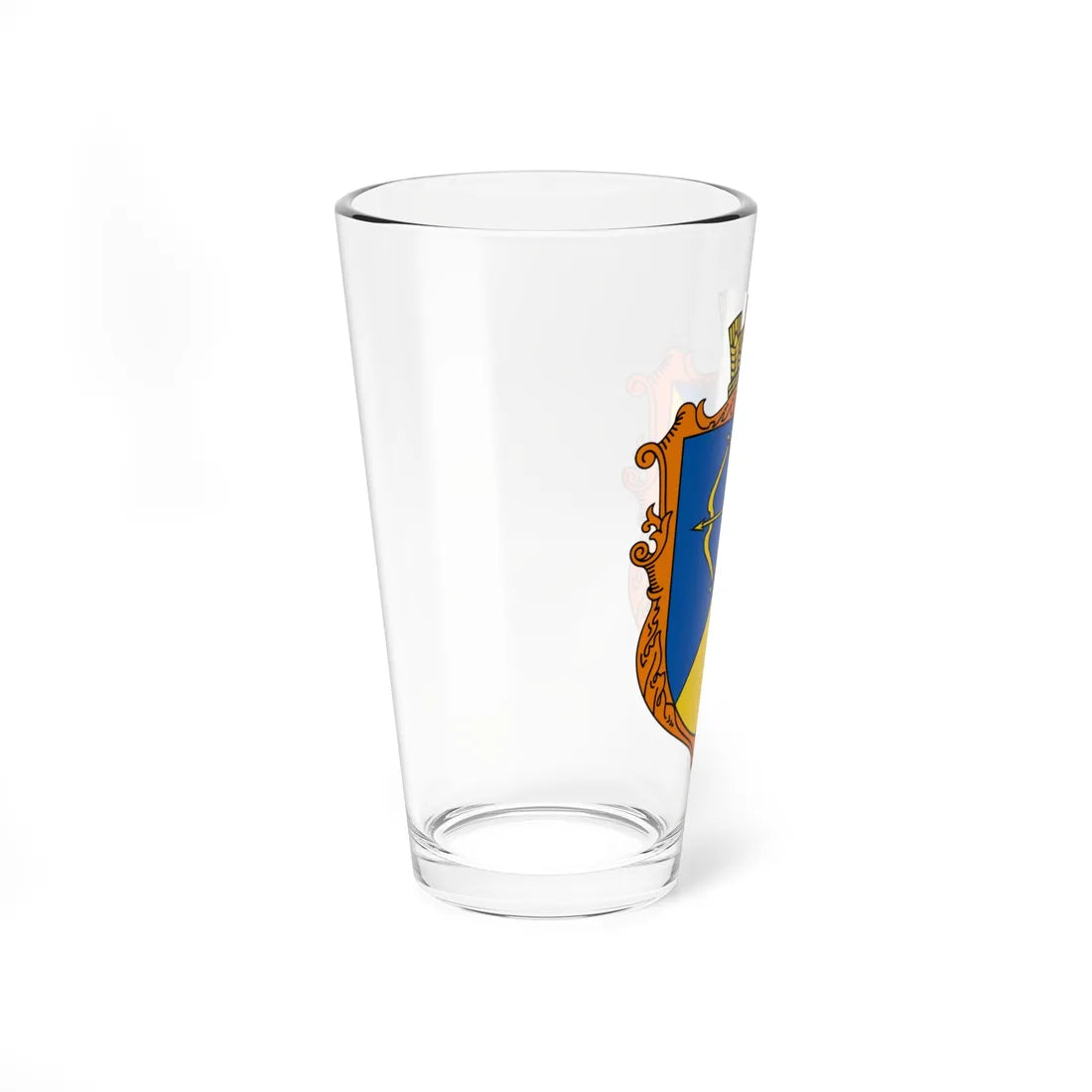 Coat of Arms of Strilbychi (Ukraine) (Coat of Arms) Pint Glass 16oz - Go Mug Yourself