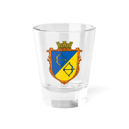 Coat of Arms of Strilbychi (Ukraine) (Coat of Arms) Shot Glass 1.5oz 1.5oz - Go Mug Yourself