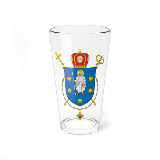 Coat of arms of Stryi UGCC (Ukraine) (Coat of Arms) Pint Glass 16oz 16oz - Go Mug Yourself