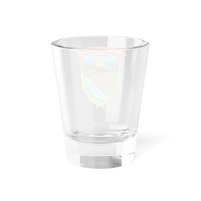 Coat of arms of Studeničani Municipality (North Macedonia) (Coat of Arms) Shot Glass 1.5oz - Go Mug Yourself