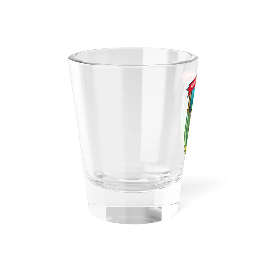 Coat of arms of Studeničani Municipality (North Macedonia) (Coat of Arms) Shot Glass 1.5oz - Go Mug Yourself