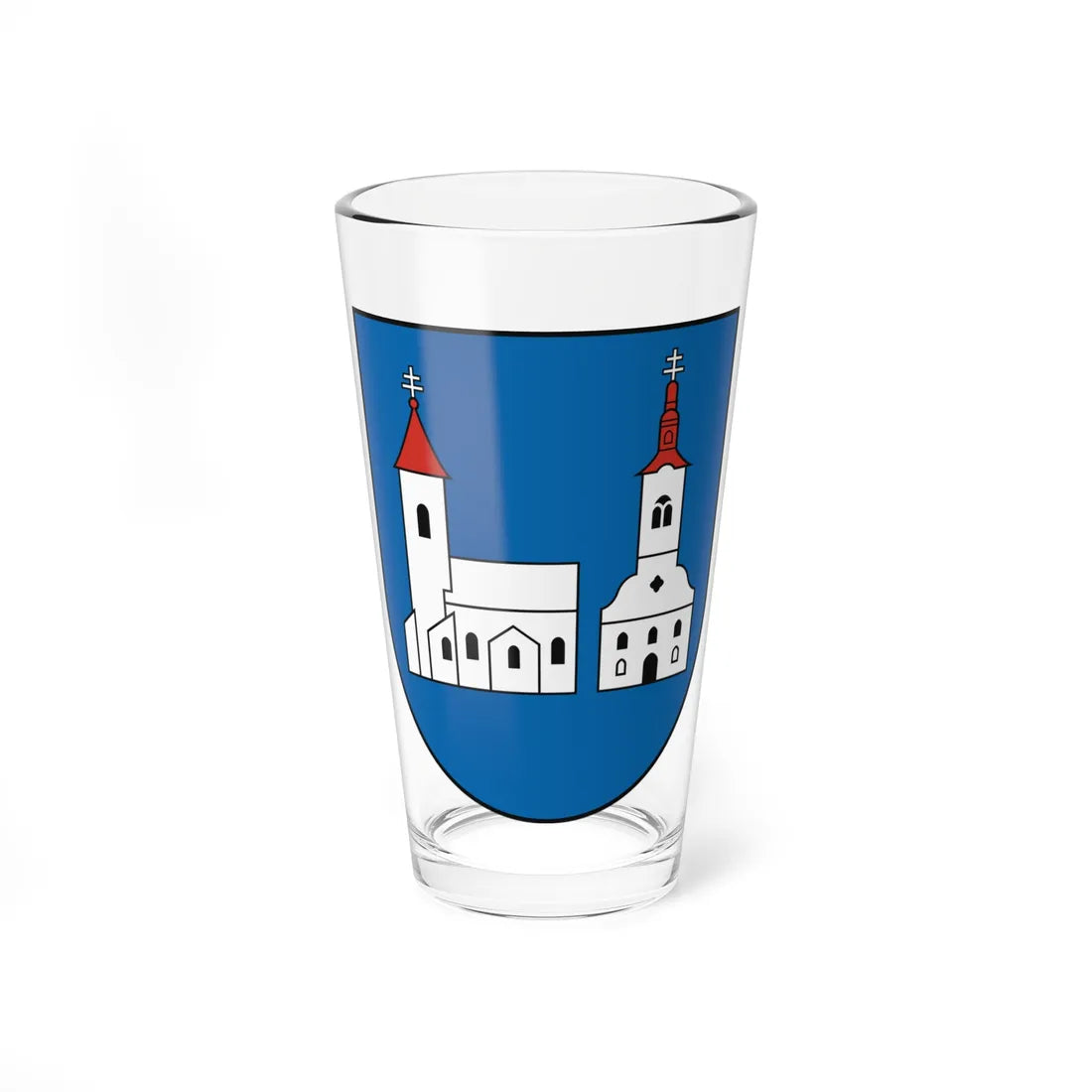 Coat of Arms of Sučany (Slovakia) (Coat of Arms) Pint Glass 16oz 16oz - Go Mug Yourself