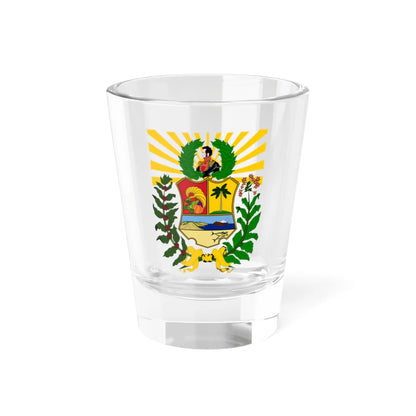 Coat of arms of Sucre State (Venezuela) (Coat of Arms) Shot Glass 1.5oz 1.5oz - Go Mug Yourself