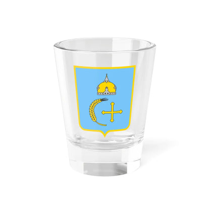 Coat of Arms of Sumy Oblast (Ukraine) (Coat of Arms) Shot Glass 1.5oz 1.5oz - Go Mug Yourself