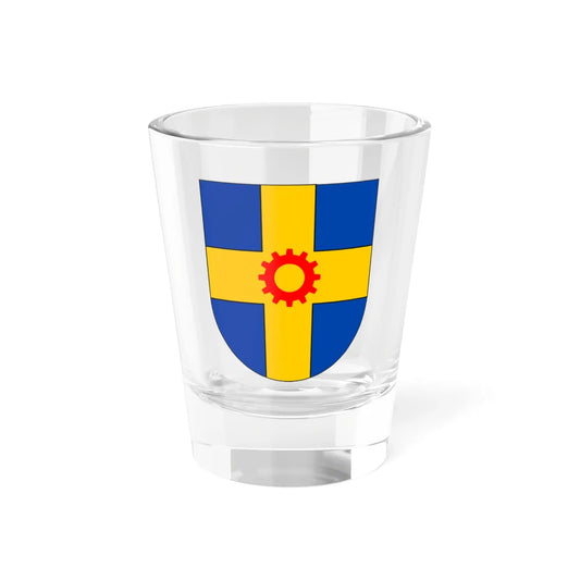 Coat of Arms of Sur San Jose de Las Lajas (Cuba) (Coat of Arms) Shot Glass 1.5oz 1.5oz - Go Mug Yourself