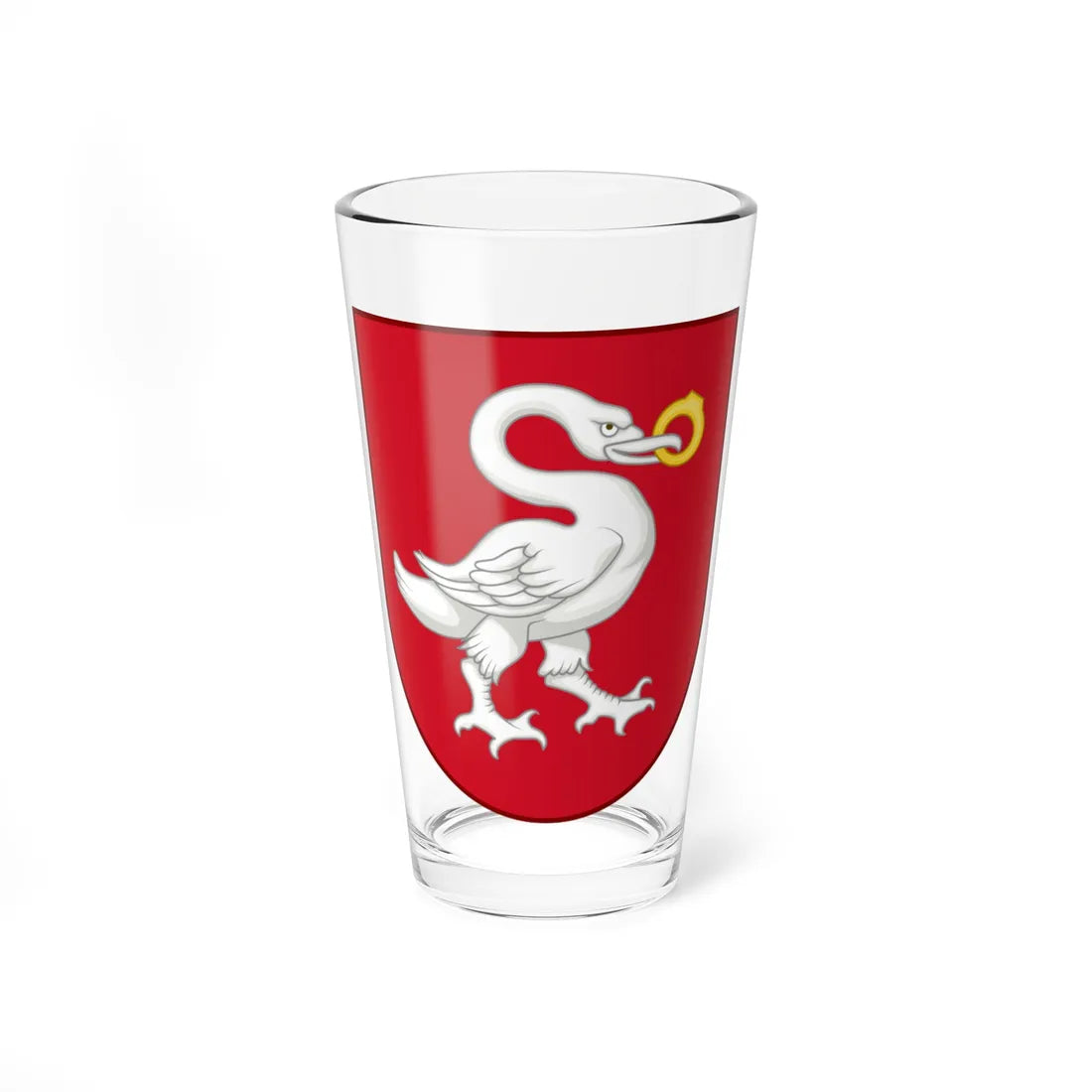 Coat of arms of Svaneke (Denmark) (Coat of Arms) Pint Glass 16oz 16oz - Go Mug Yourself