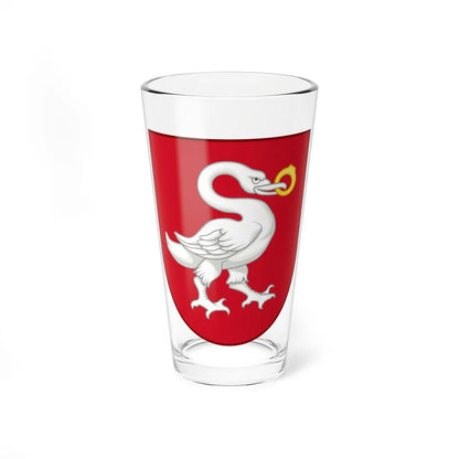 Coat of arms of Svaneke (Denmark) (Coat of Arms) Pint Glass 16oz 16oz - Go Mug Yourself