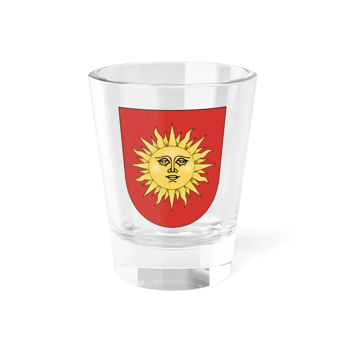 Coat of Arms of Svietlahorsk (Belarus) (Coat of Arms) Shot Glass 1.5oz 1.5oz - Go Mug Yourself