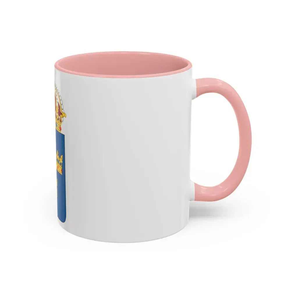 Coat of arms of Sweden - Accent Coffee Mug - Go Mug Yourself