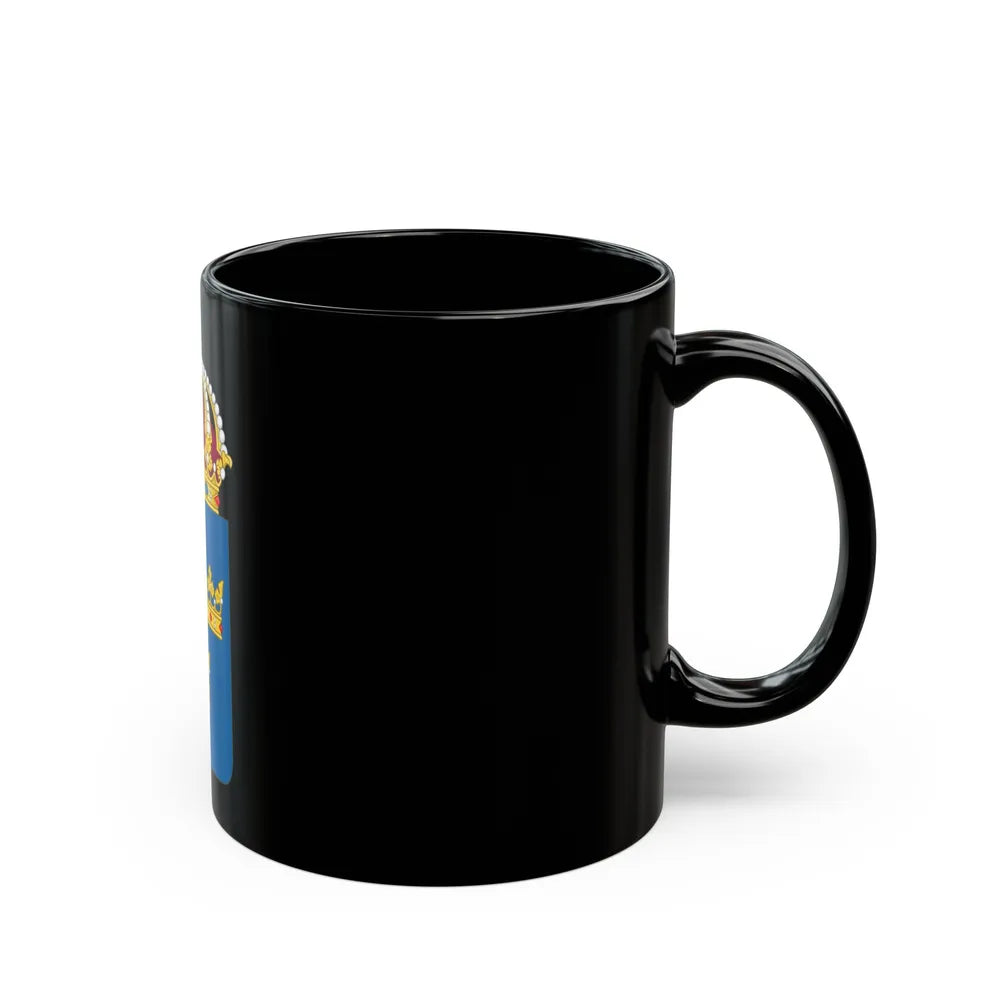 Coat of arms of Sweden - Black Coffee Mug-Go Mug Yourself