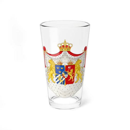 Coat of arms of Sweden-Norway 1844 (Norway) (Coat of Arms) Pint Glass 16oz 16oz - Go Mug Yourself