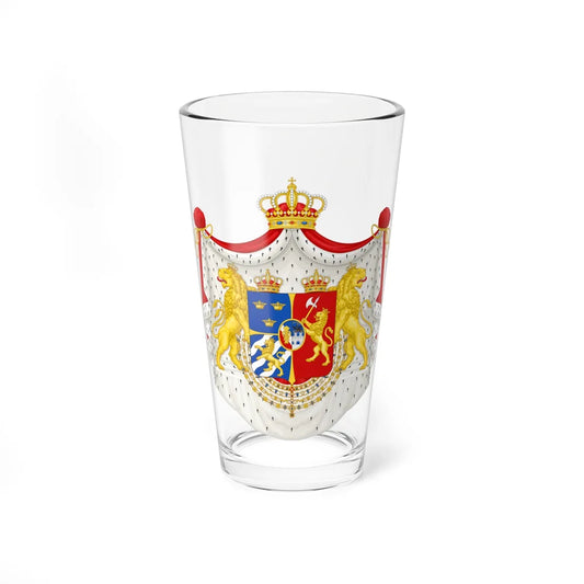 Coat of arms of Sweden-Norway 1844 with orders (Norway) (Coat of Arms) Pint Glass 16oz 16oz - Go Mug Yourself