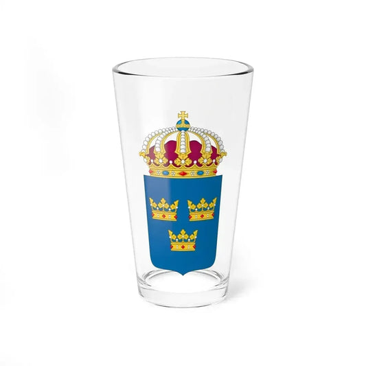 Coat of arms of Sweden - Pint Glass 16oz 16oz - Go Mug Yourself
