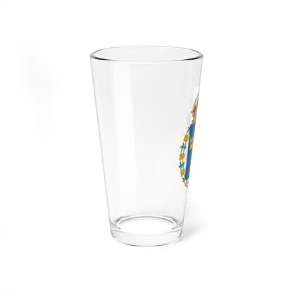 Coat of arms of Sweden shield and chain (Sweden) (Coat of Arms) Pint Glass 16oz - Go Mug Yourself