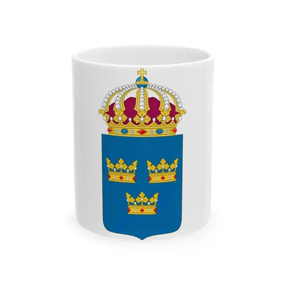 Coat of arms of Sweden - White Coffee Mug 11oz - Go Mug Yourself