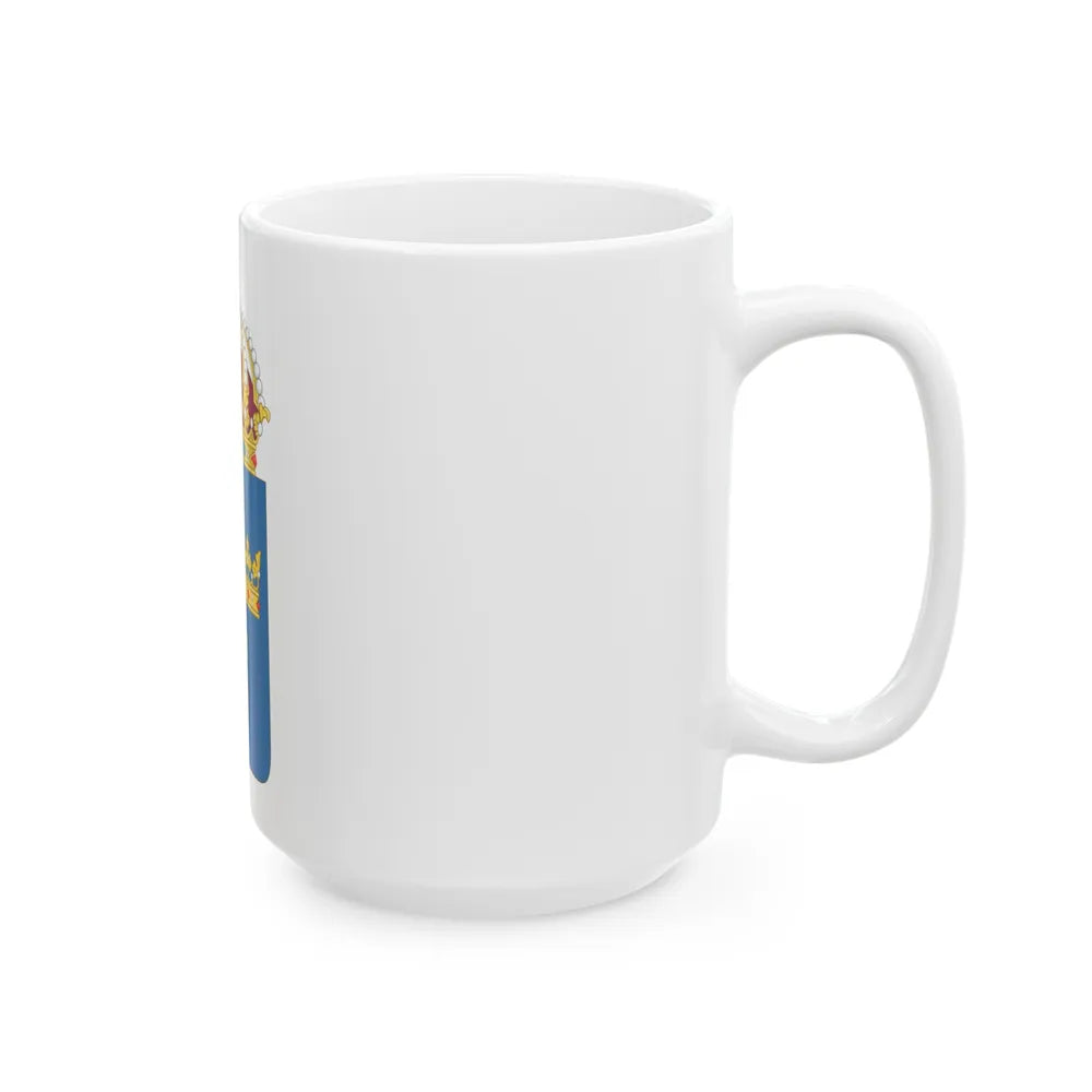 Coat of arms of Sweden - White Coffee Mug-Go Mug Yourself