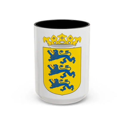 Coat of arms of Swedish Estonia - Accent Coffee Mug 15oz Black - Go Mug Yourself