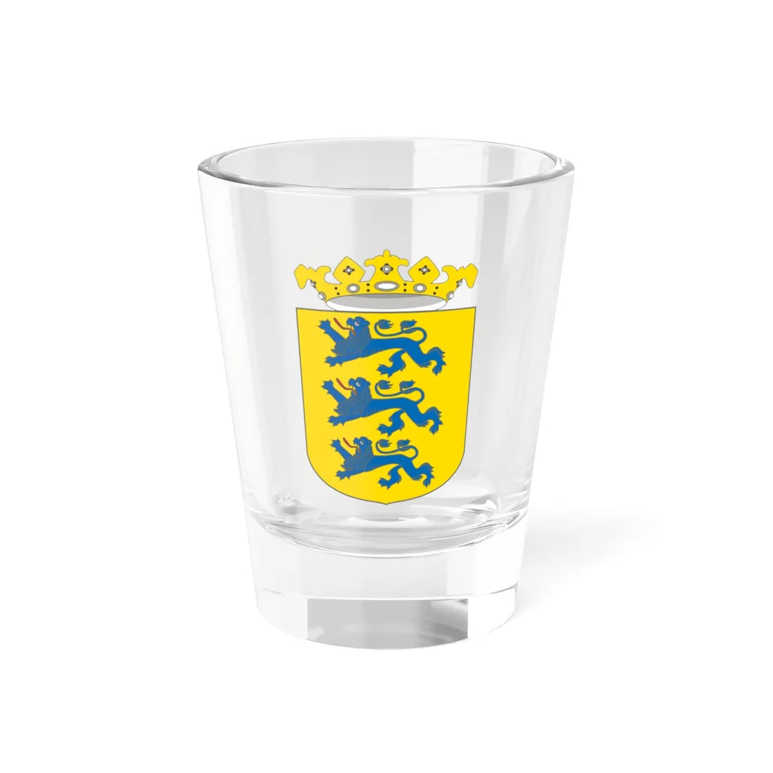 Coat of arms of Swedish Estonia correct colours (Estonia) (Coat of Arms) Shot Glass 1.5oz 1.5oz - Go Mug Yourself