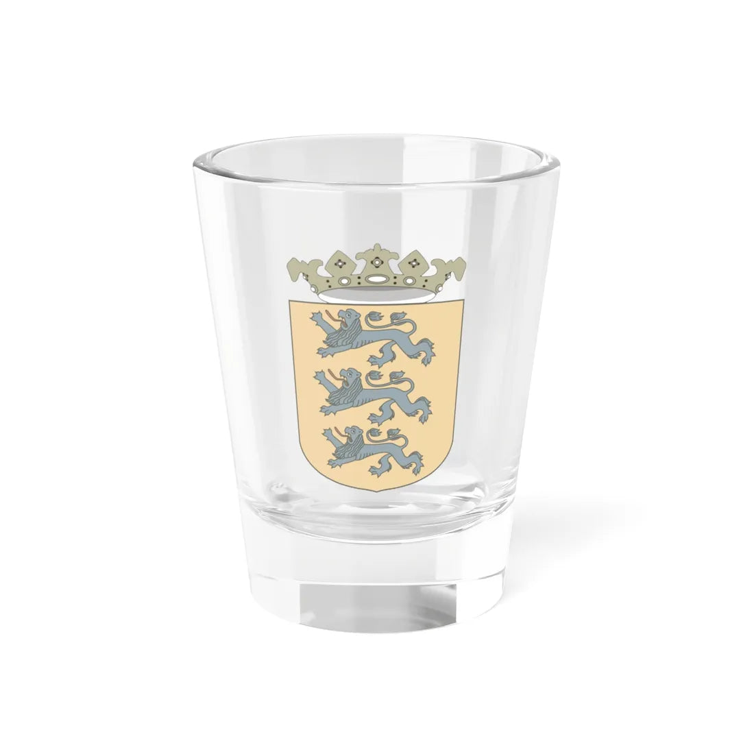 Coat of arms of Swedish Estonia (Sweden) (Coat of Arms) Shot Glass 1.5oz 1.5oz - Go Mug Yourself