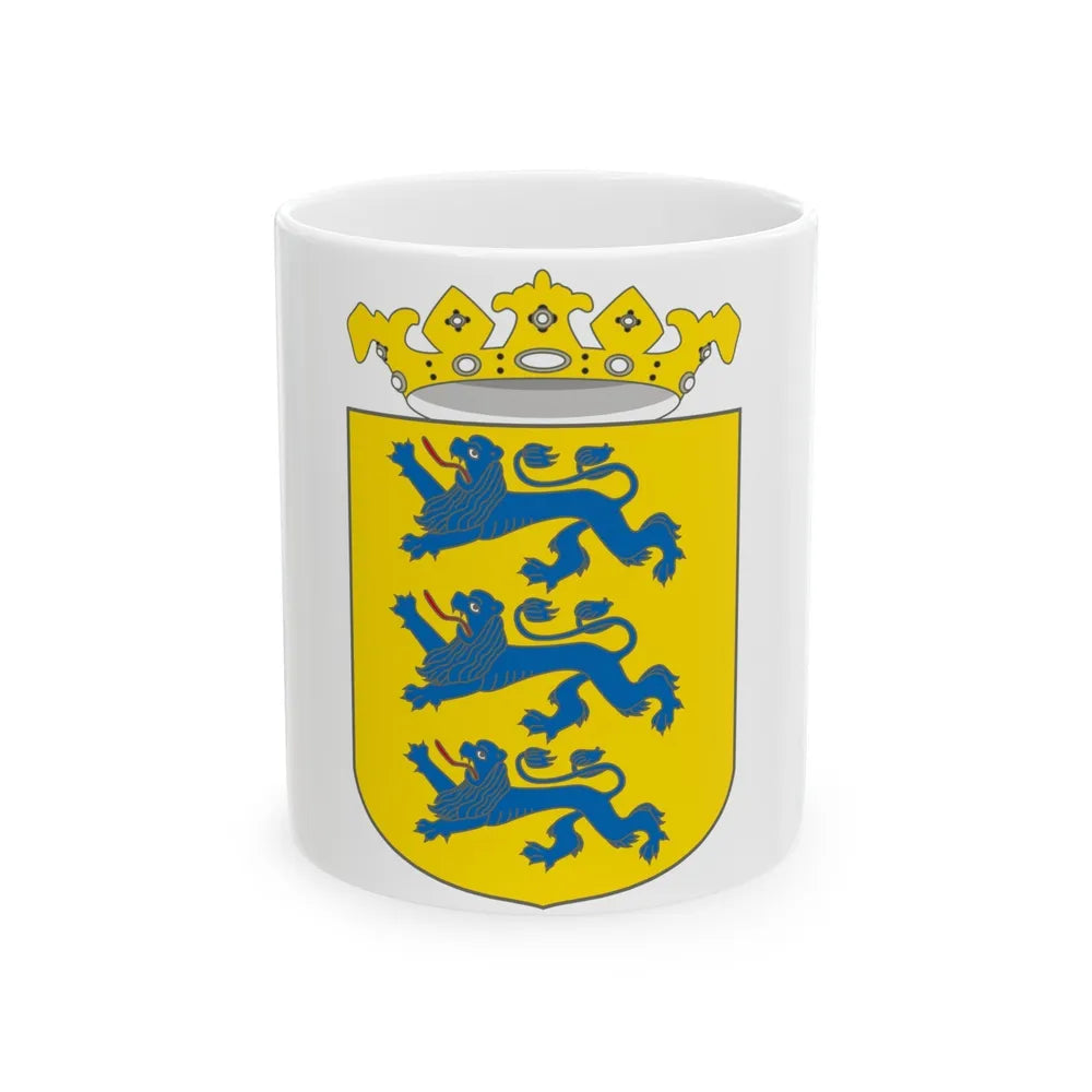 Coat of arms of Swedish Estonia - White Coffee Mug-11oz-Go Mug Yourself