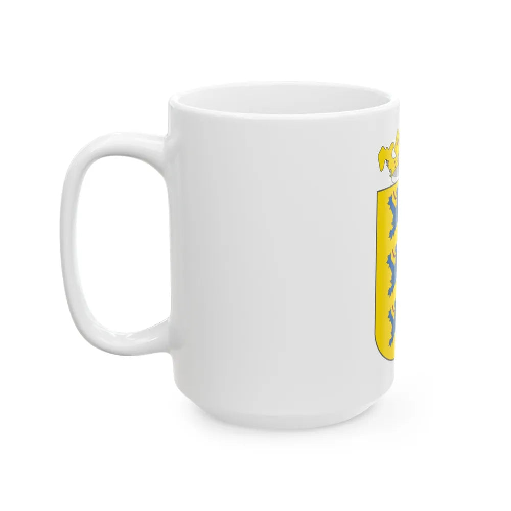 Coat of arms of Swedish Estonia - White Coffee Mug-Go Mug Yourself