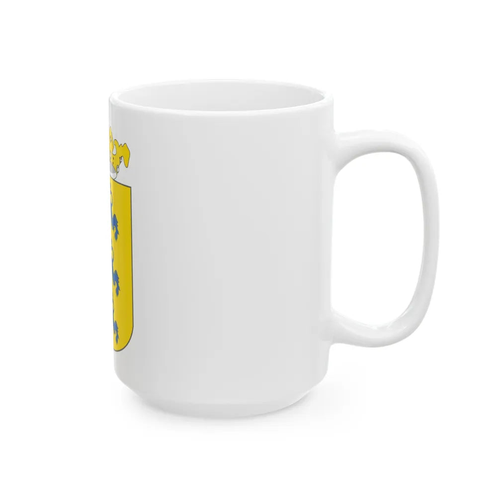 Coat of arms of Swedish Estonia - White Coffee Mug-Go Mug Yourself