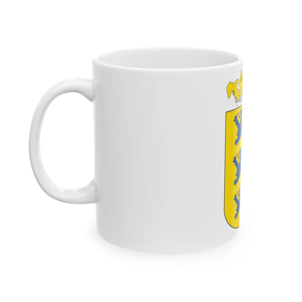 Coat of arms of Swedish Estonia - White Coffee Mug-Go Mug Yourself