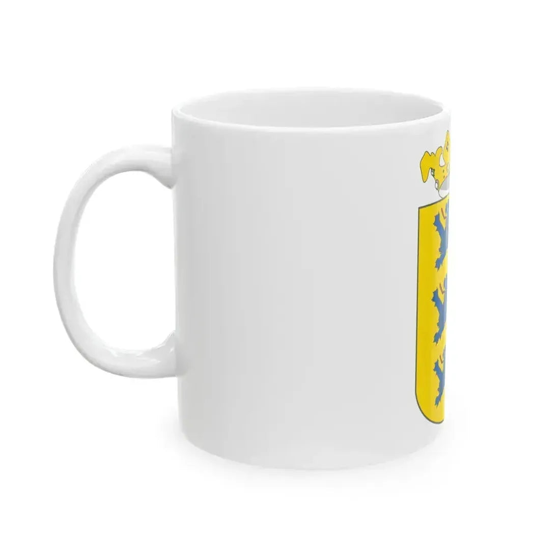 Coat of arms of Swedish Estonia - White Coffee Mug - Go Mug Yourself