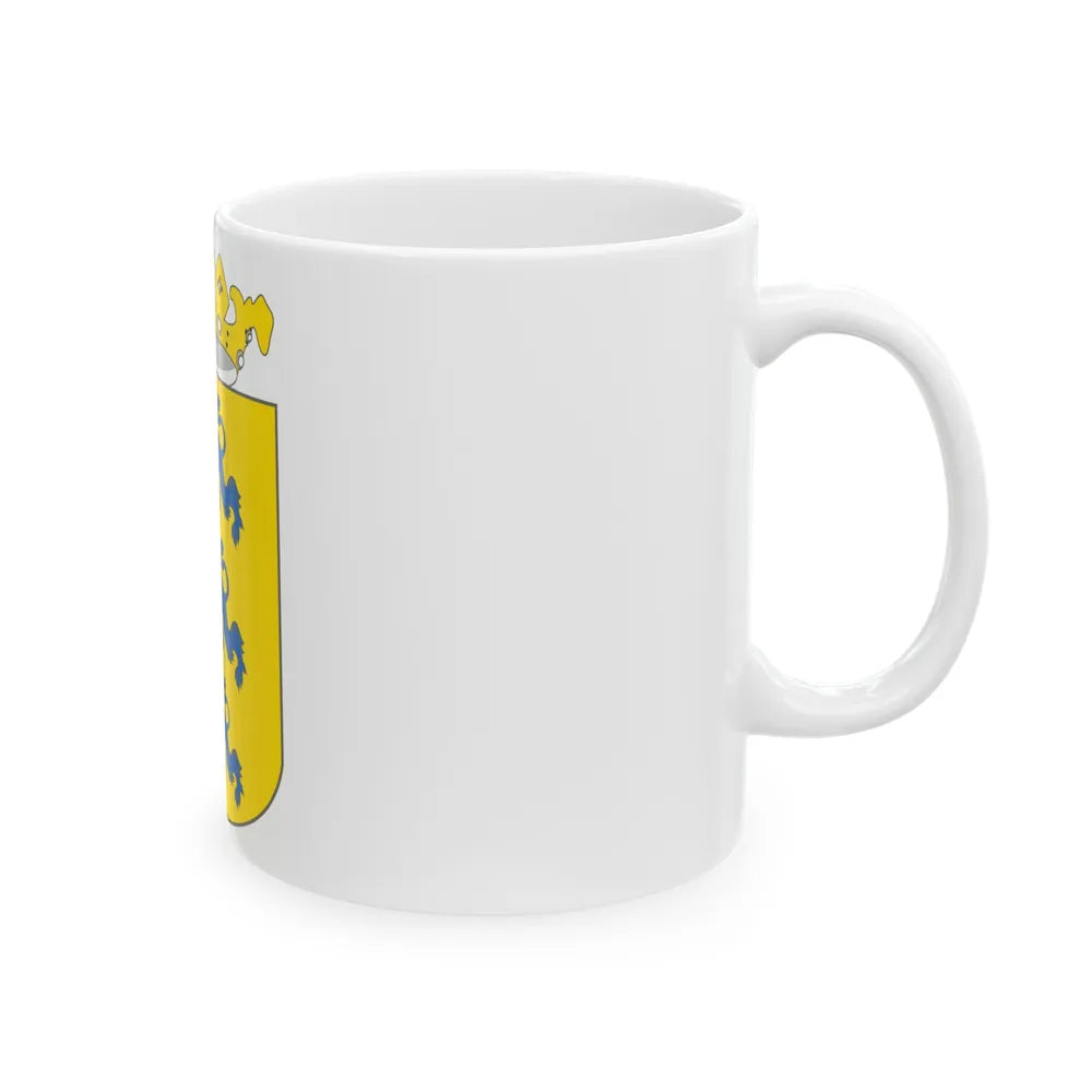 Coat of arms of Swedish Estonia - White Coffee Mug-Go Mug Yourself