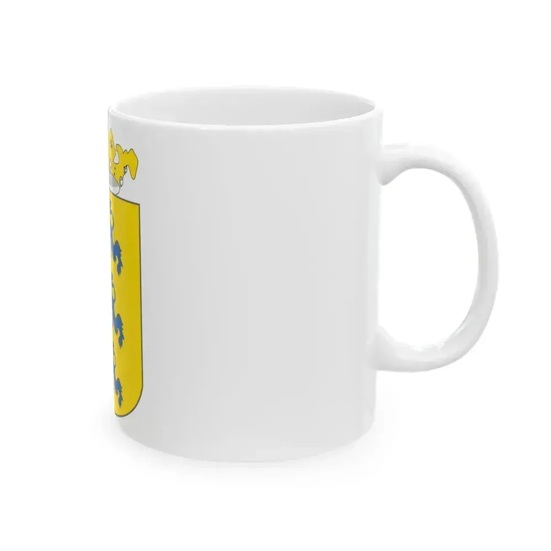 Coat of arms of Swedish Estonia - White Coffee Mug - Go Mug Yourself