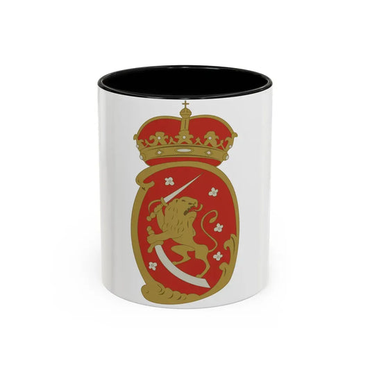Coat of arms of Swedish Finland - Accent Coffee Mug 11oz Black - Go Mug Yourself
