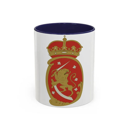 Coat of arms of Swedish Finland - Accent Coffee Mug 11oz Navy - Go Mug Yourself