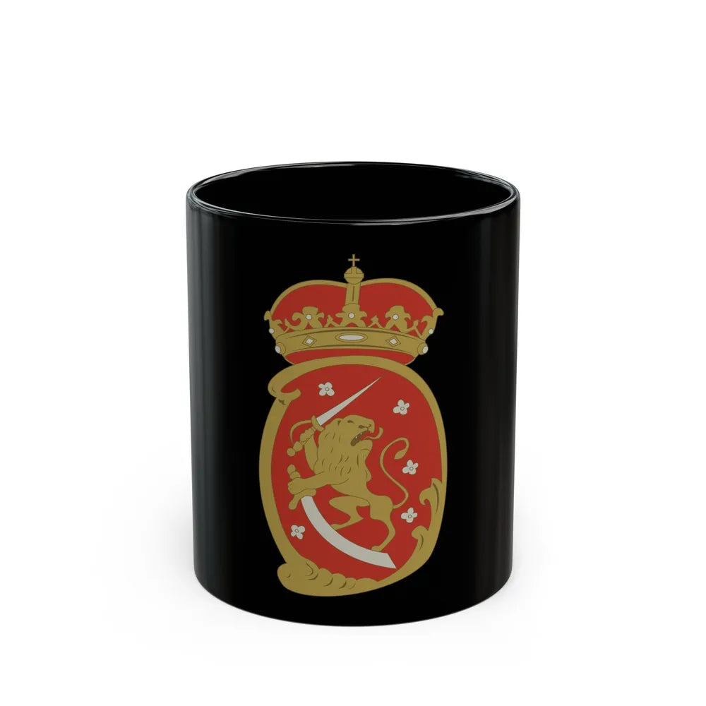 Coat of arms of Swedish Finland - Black Coffee Mug-11oz-Go Mug Yourself