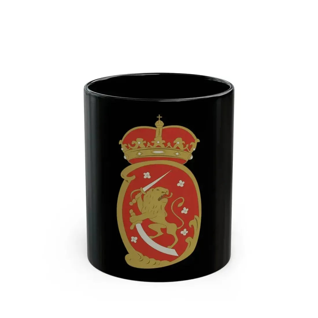 Coat of arms of Swedish Finland - Black Coffee Mug 11oz - Go Mug Yourself